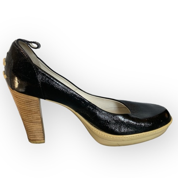 H8 TODs Aspen Patent Leather Heels - Picture 2 of 11